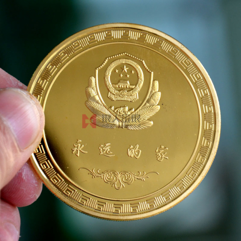 上海某單位定制從警30年紀(jì)念章