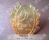 金屬會(huì)徽滴膠徽章沖壓胸章圖片欣賞