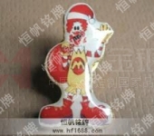 麥當勞快餐店圣誕節節日卡通徽章