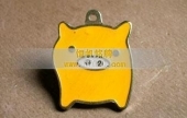 動(dòng)物肖像沖壓徽章,金屬胸針