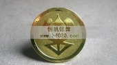 高檔沖壓徽章,金屬鍍金徽標,模具沖壓徽標